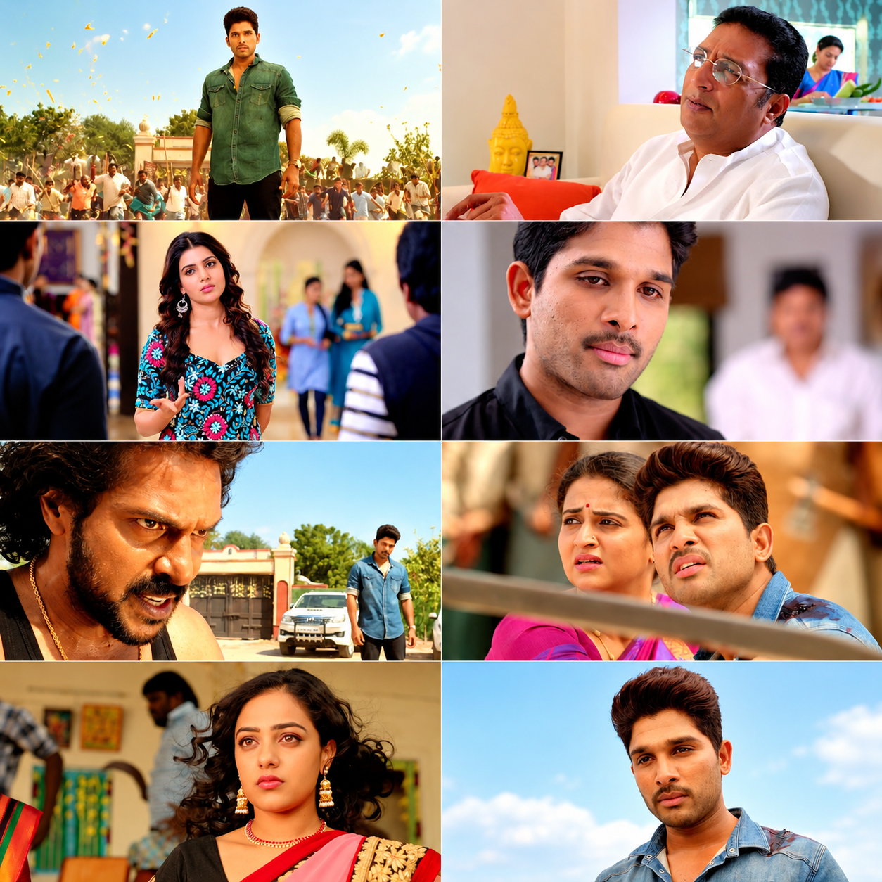 Son of Satyamurthy (2015) (Hindi + Telugu) Dual Audio UnCut South Movie BluRay HD ESub Screenshot